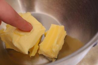 黄油软化到这种程度