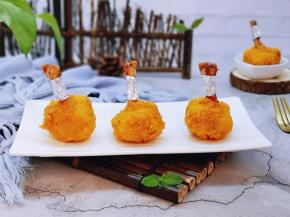 鸡翅根做成锤子状，很新颖！