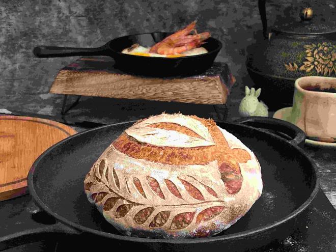 无糖无油的欧包