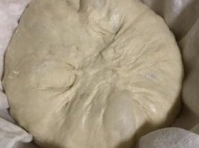 二发至轻压表面 缓慢回弹 我一般是感觉到篮子拿在手里有轻盈的感觉了 就开始预热烤箱