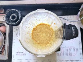 4、打成枣糊状。