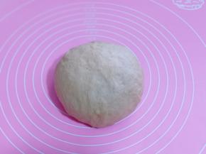 在面团上放入核桃，蔓越干。用包包子的手法把馅料包起来，底部口要用包包子的手法把馅料包起来，底部口要收紧收紧。对于欧包来说，收紧面团使面团的表面绷紧很重要。收不紧割出来的花纹不好看！