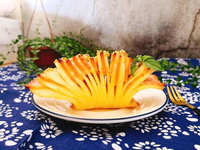 烤箱做照烧风琴土豆