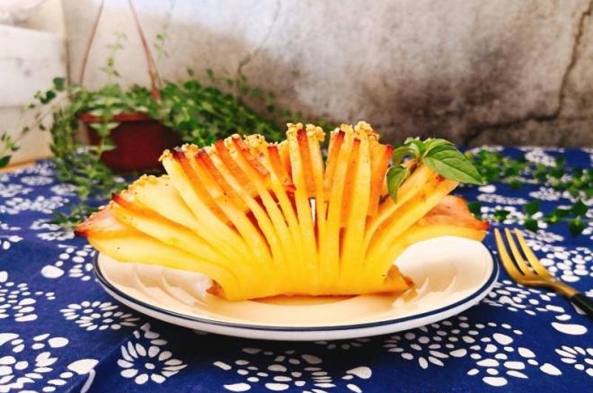 烤箱做照烧风琴土豆