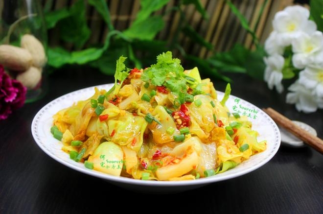 麻油手撕包菜