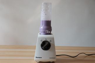 搅打时间约1分钟左右，看，已经很细腻了哦；