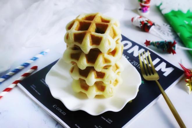 【豆沙华夫饼】