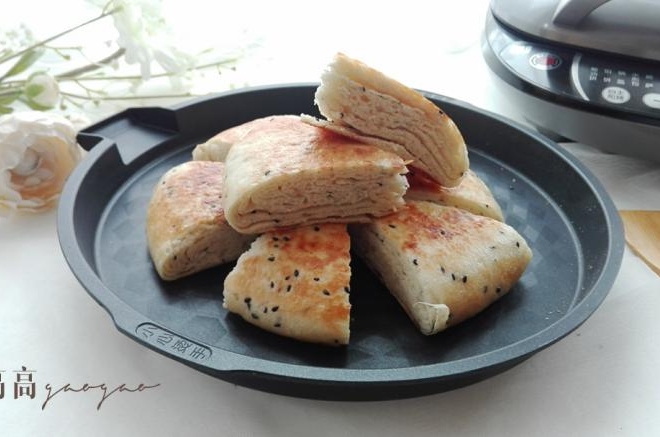 芝麻咸香千层饼