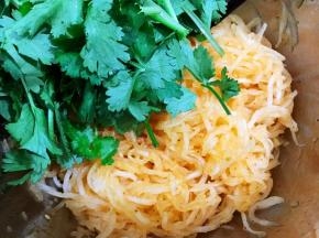 加入香菜段