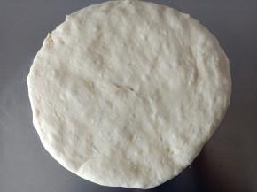 7.取出排气 后盖保鲜膜松弛15分钟
