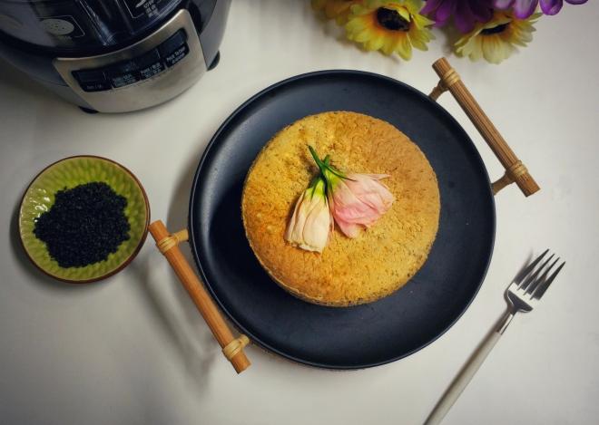 核桃芝麻戚风