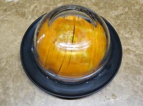 晾凉后倒扣在碟子里