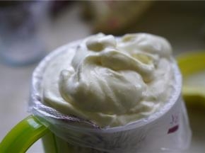 拌好的蛋糕糊如图状，看着很是细腻哦