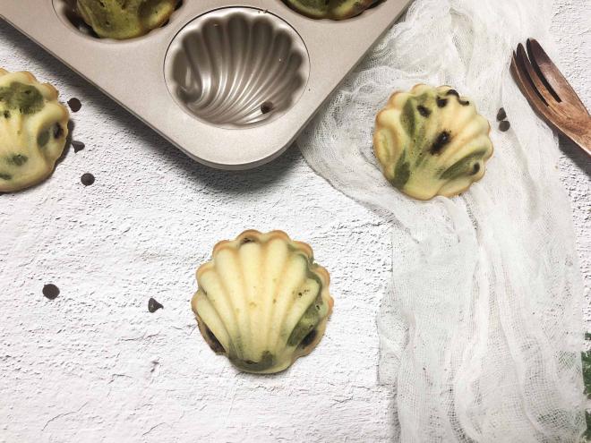 双色巧克力玛德琳