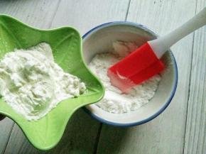 把低粉与淀粉混合