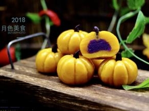 黄黄的外表，搭配上紫薯的一抹紫，真的是美呆了。