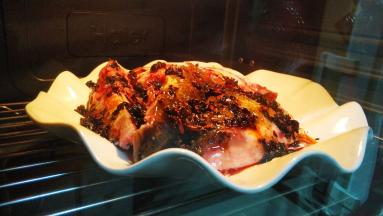 入烤箱蒸汽功能80度10分钟即可