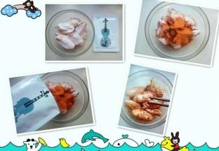 大约烘烤10分钟，取出烤盘，刷蜂蜜，再 次放入烤箱烤。