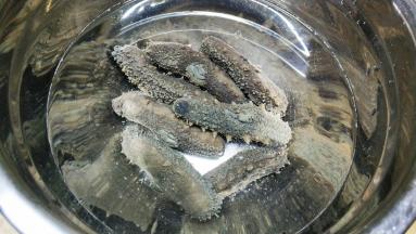 准备泡发好的海参
