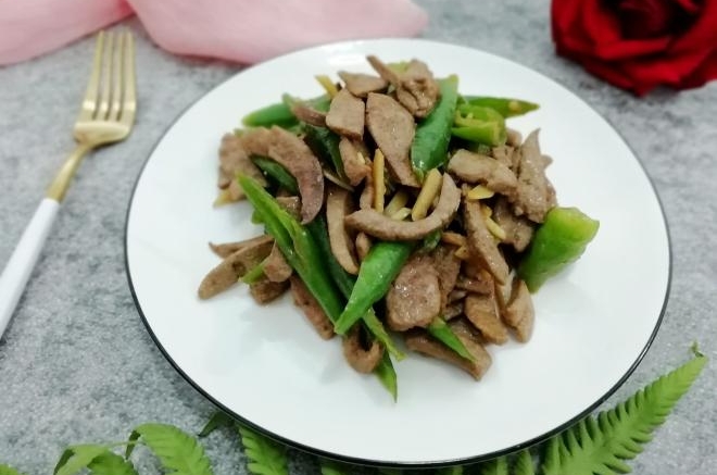 青椒炒猪肝