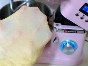 已经有了不容易破的手套膜!可以进行发酵!