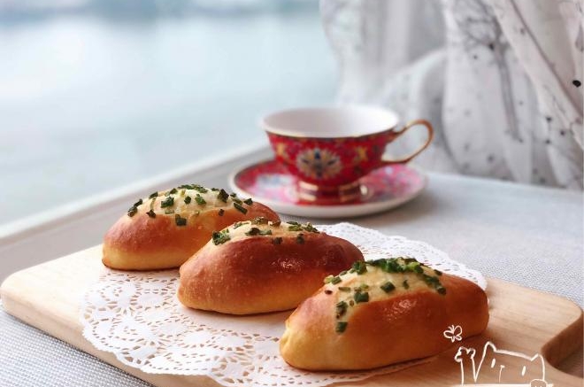 香葱面包