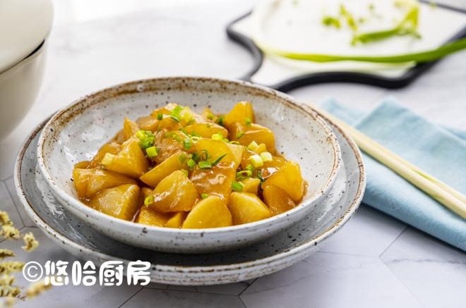 蚝油白萝卜