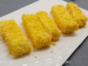 这是裹好的鲜奶条。