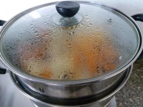 第三天再蒸10分钟左右后去晒