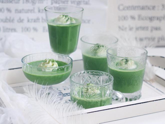 日式抹茶巴伐露斯