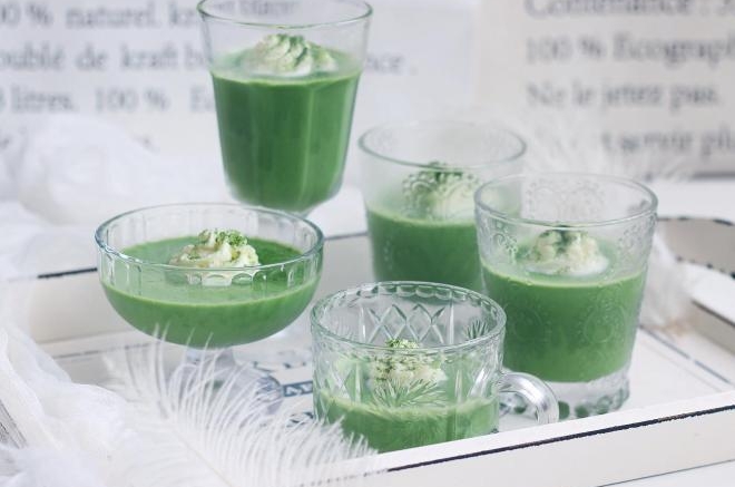 日式抹茶巴伐露斯