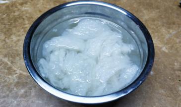 一晚后已经泡发完成