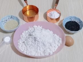 所有食材称重，准备工作完成。