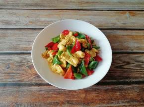 有菜有蛋营养丰富。