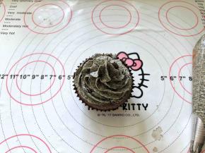 17、在放凉的杯子蛋糕表面装饰一下即可。