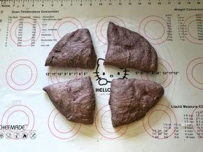 9、分割成四等份。