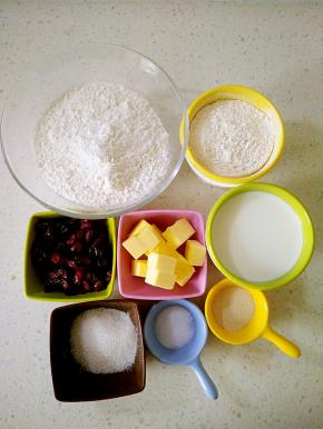 准备好所有原料。