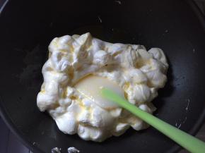 待棉花糖完全融化，