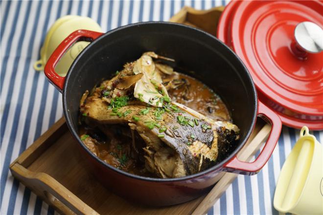 面筋炖鱼