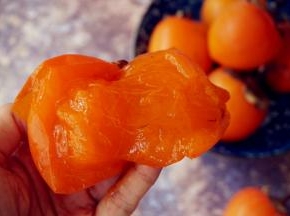 选择这种富平尖柿，水分足