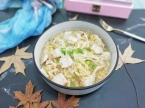 装入碗中