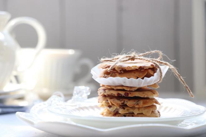蔓越莓杏仁脆饼，简单制作营养美味小零食