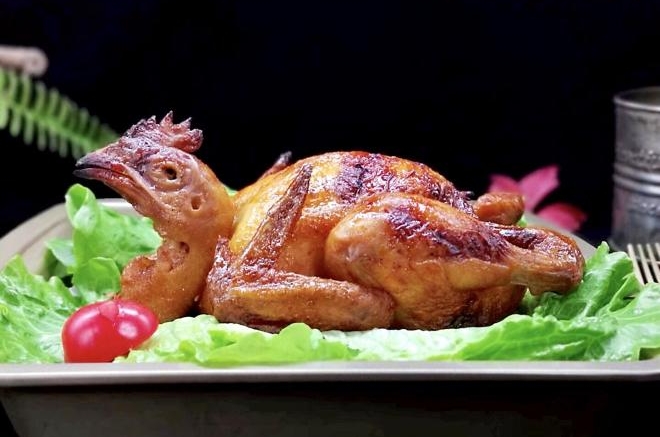 预热感恩节～烤全鸡