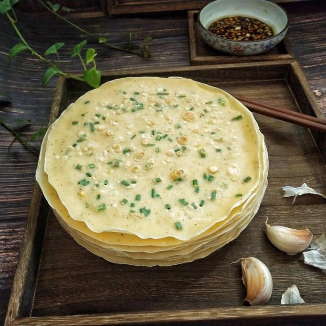 香葱鸡蛋软饼