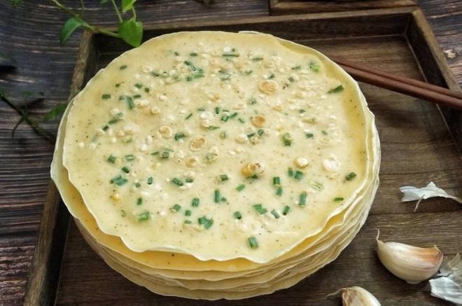 香葱鸡蛋软饼