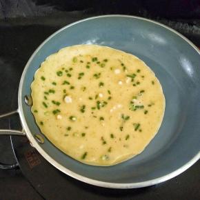 中小火煎至定型