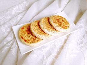 酥软的烧饼。