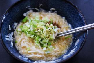 当所有的调料都放入的时候。