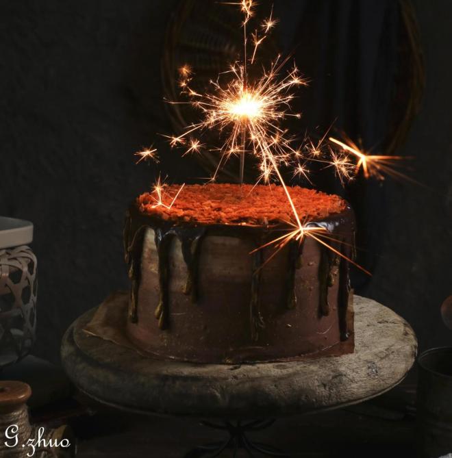 椰蓉巧克力蛋糕