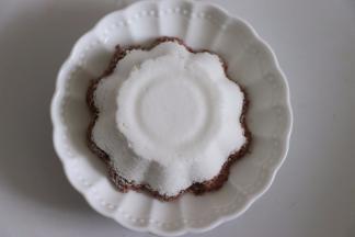 就可以倒扣脱模了。